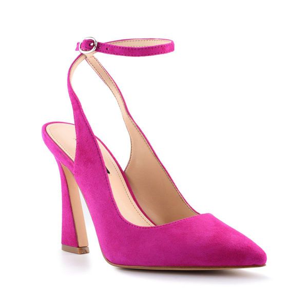 Nine West Tabita Ankle Strap Dress Pink Pumps | Ireland 13P51-1X91